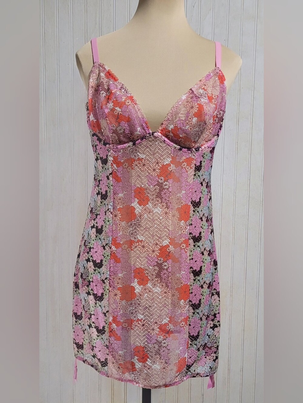 Savage X Fenty Penthouse Sweet Lace Slip Dress XL NWT